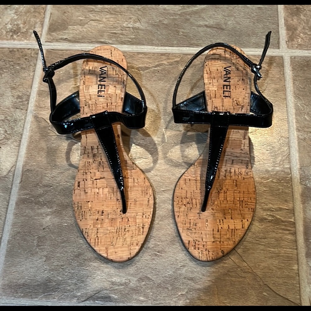 Vaneli Wedge Sandals-Size 8